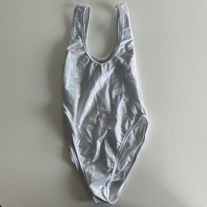 Holographic Rave bodysuit